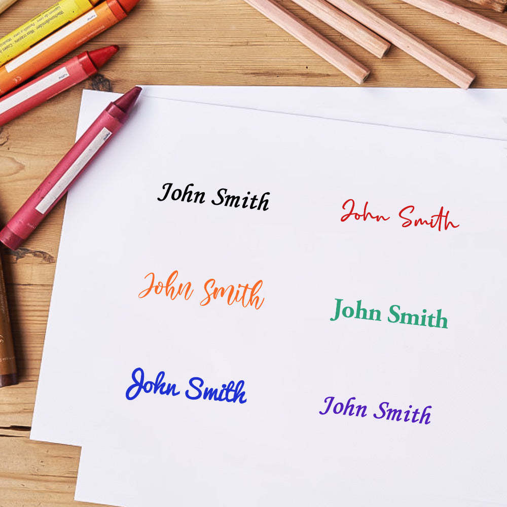 Personalized Name Stamp Custom Signature Stamp Gifts for Teacher - Get Photo Blanket