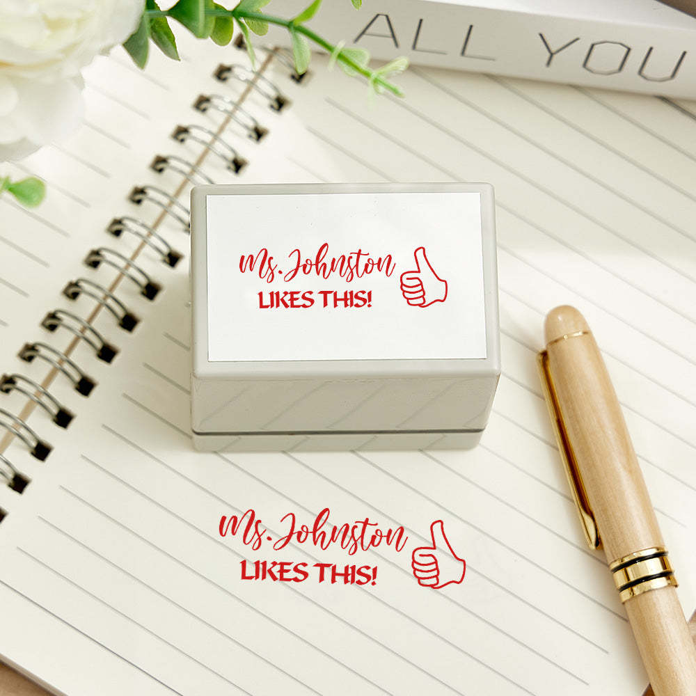 Personalized Teacher Stamp Classroom Teacher Stamp Gifts for Teachers - Get Photo Blanket