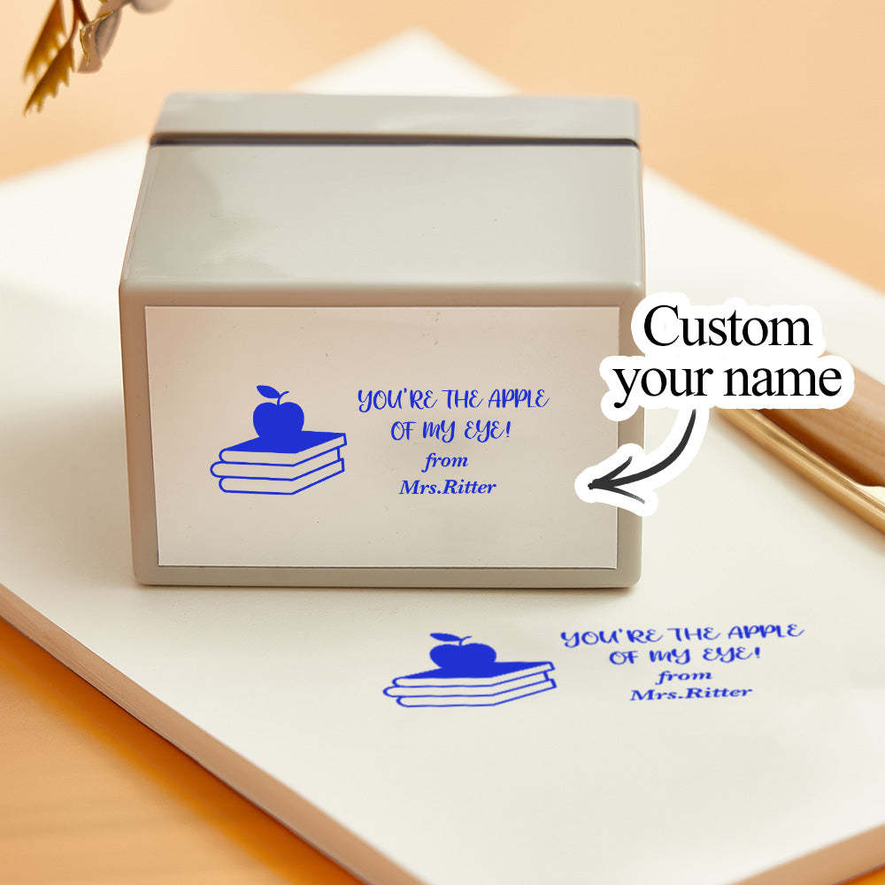 Custom Teacher Stamp Classroom Teacher Stamp Gifts for Teachers - Get Photo Blanket