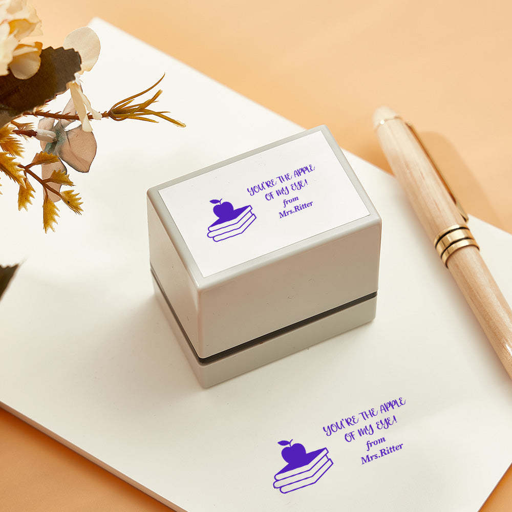 Custom Teacher Stamp Classroom Teacher Stamp Gifts for Teachers - Get Photo Blanket