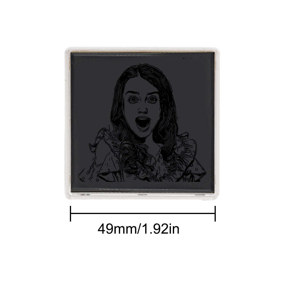Personalized Portrait Stamp Custom Funny Stamps Gift for Him and Her - Get Photo Blanket