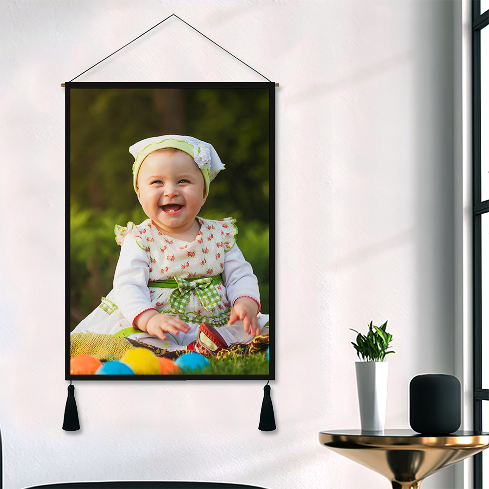 Custom Photo Tapestry Hanging Canvas Prints Gift