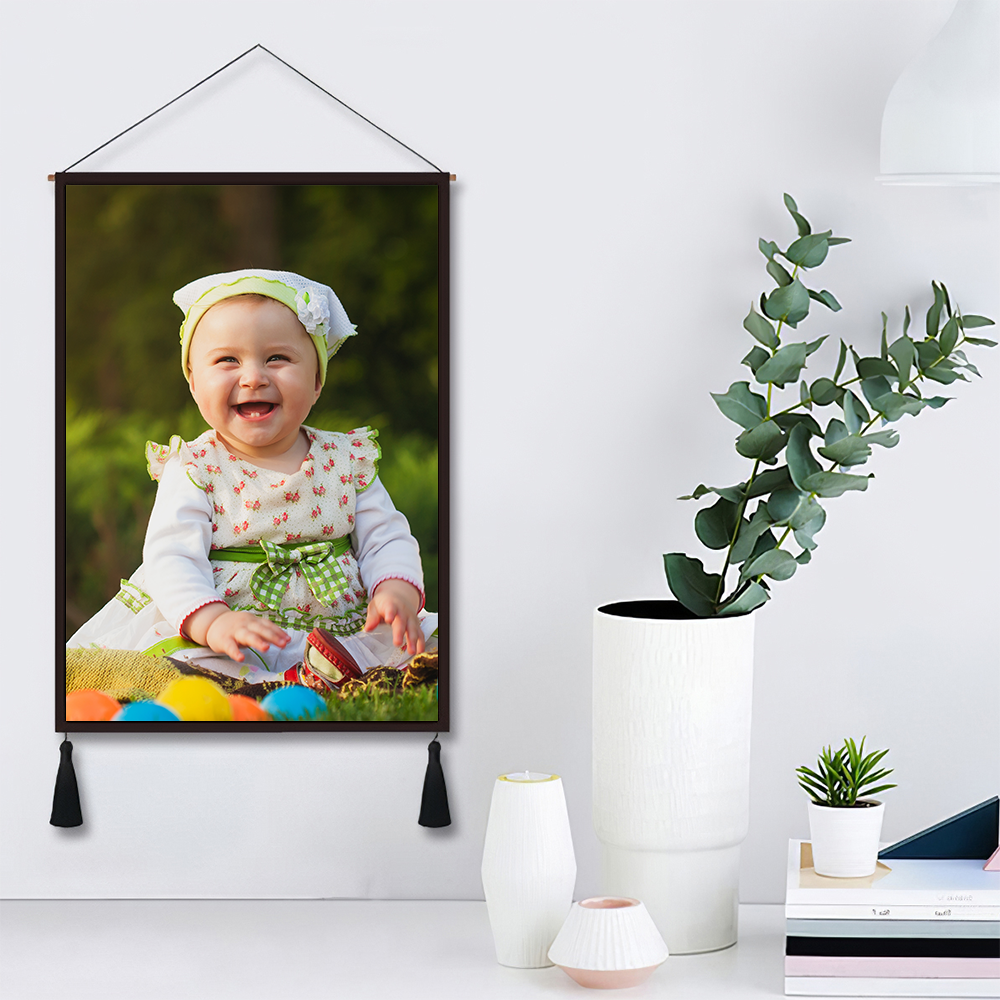 Custom Photo Tapestry Hanging Canvas Prints Gift