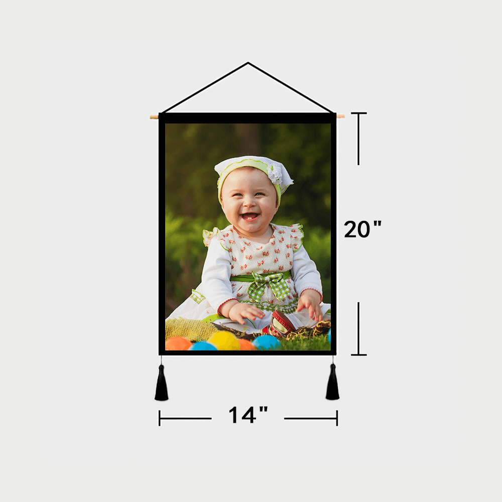 Custom Photo Tapestry Hanging Canvas Prints Gift
