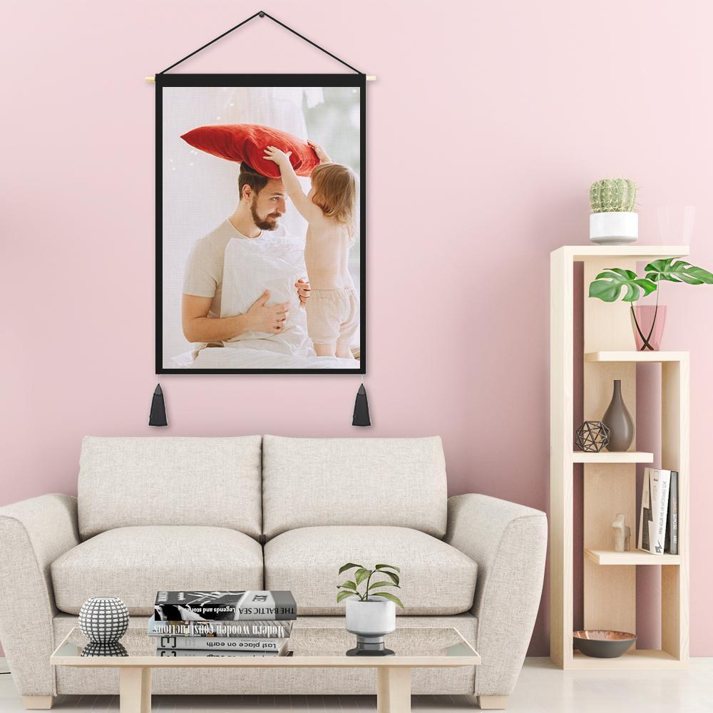 Custom Photo Tapestry Hanging Canvas Prints Gift