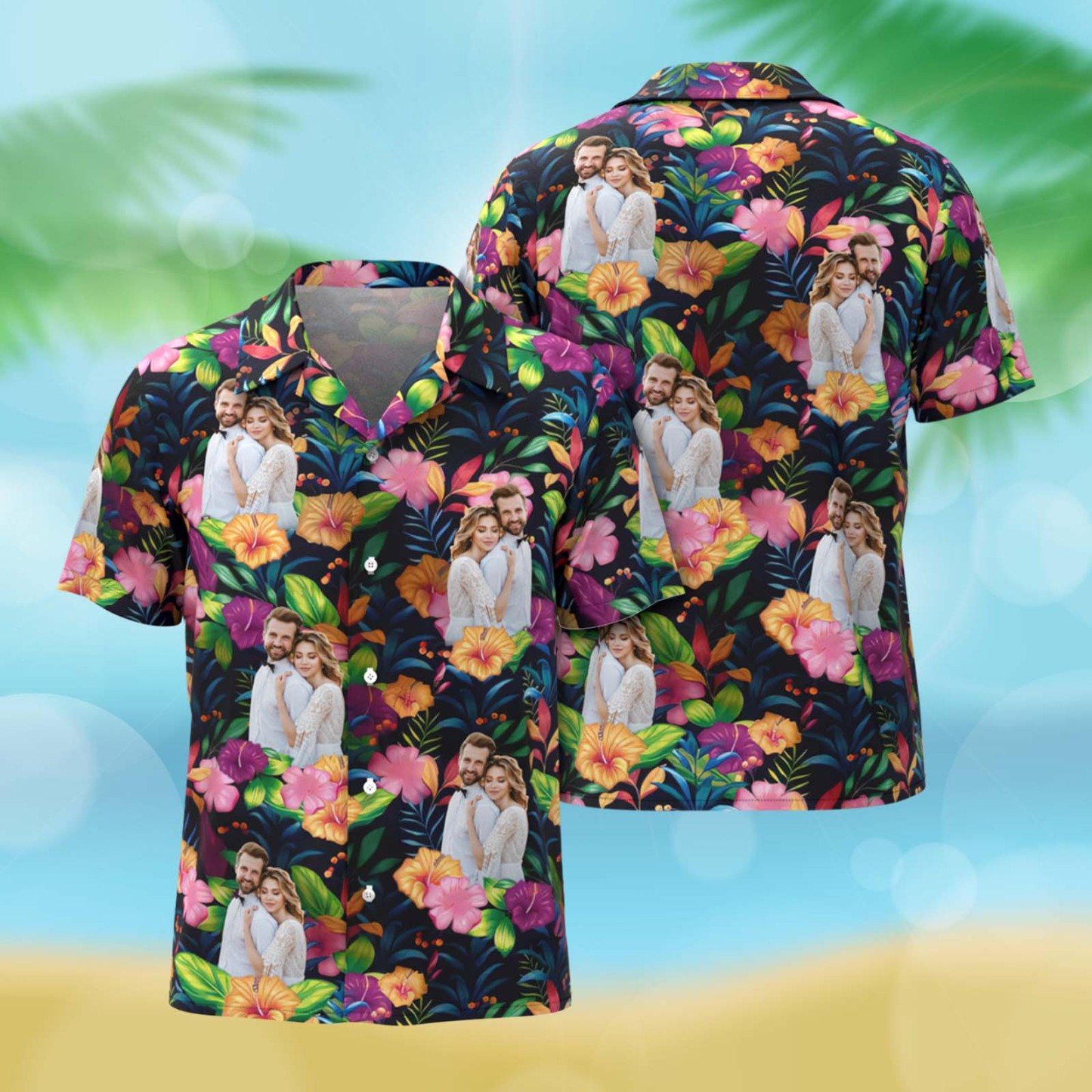 Custom Photo It's Summer & Time For Wandering - Dog & Cat Personalized Custom Unisex Tropical Hawaiian Aloha Shirt - Summer Vacation Gift, Gift For Pet Owners, Pet Lovers