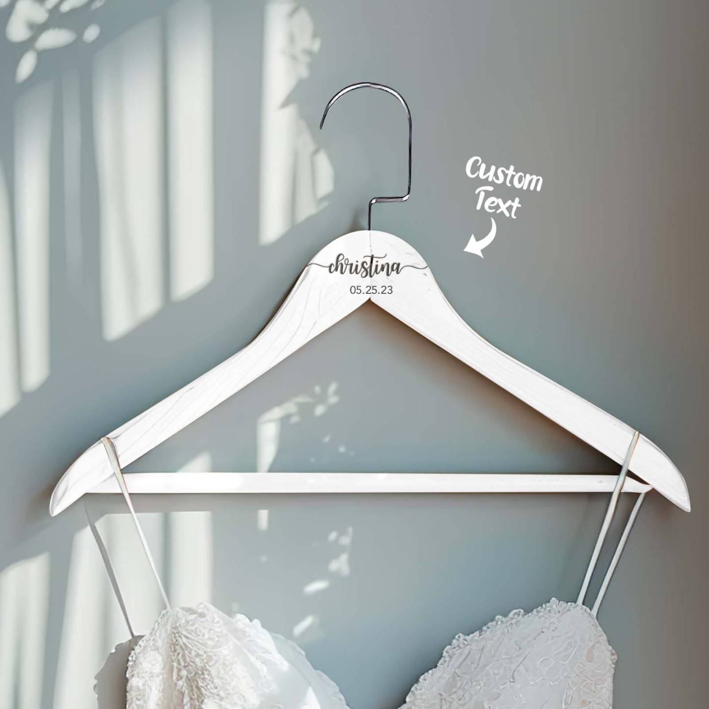 Personalized Bridesmaid Hangers Wedding Hanger Wooden Engraved Hanger