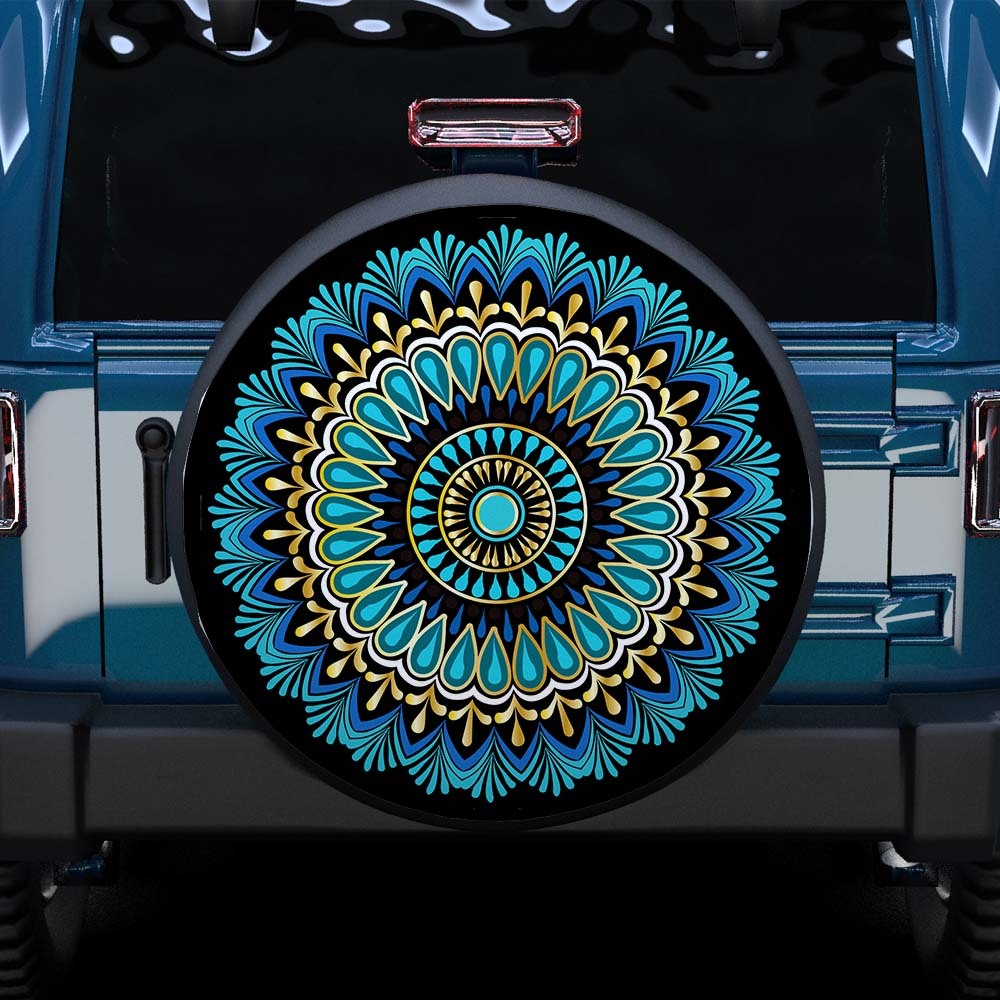 Sunny Flower Spare Tire Cover For RV - MyFaceTshirt