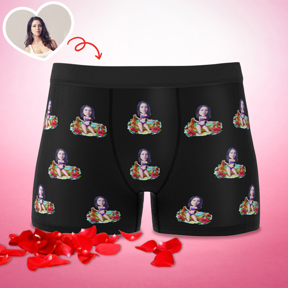 Custom Boxer Customized Bikini Boxer Custom Face Boxer Personalized MiniMe Boxer Custom Boxer Briefs Valentine's Gifts