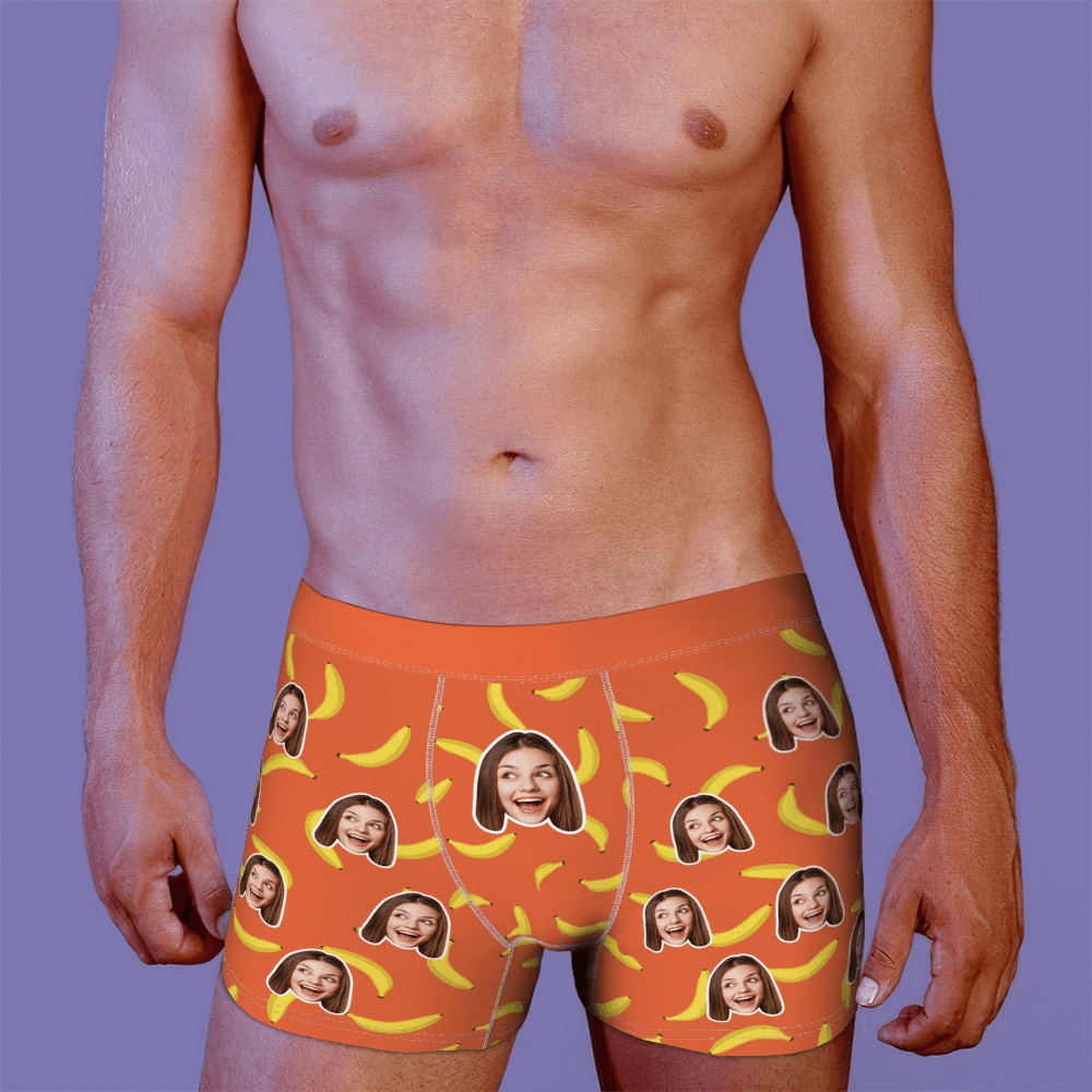 Men's Personalized Boxer Oreo Shorts - Funny Face boxer