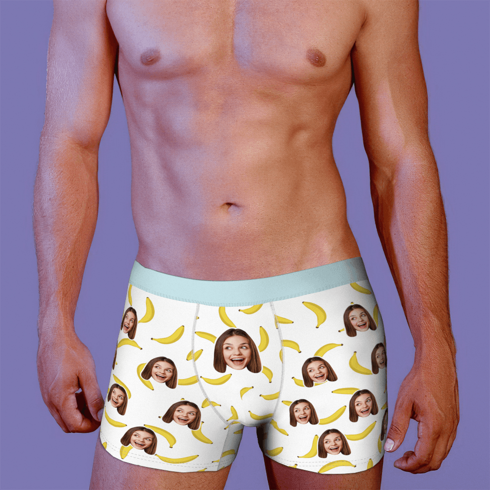 Men's Personalized Boxer Oreo Shorts - Funny Face boxer