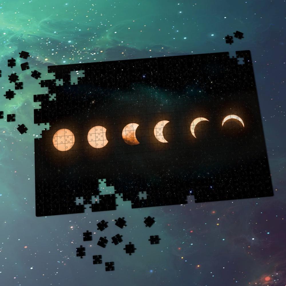 Space Jigsaw Puzzle - Lunar Eclipse