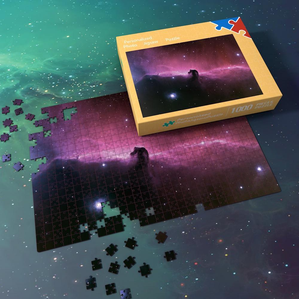 Space Shuttle Jigsaw Puzzle - Pink Purple Nebula