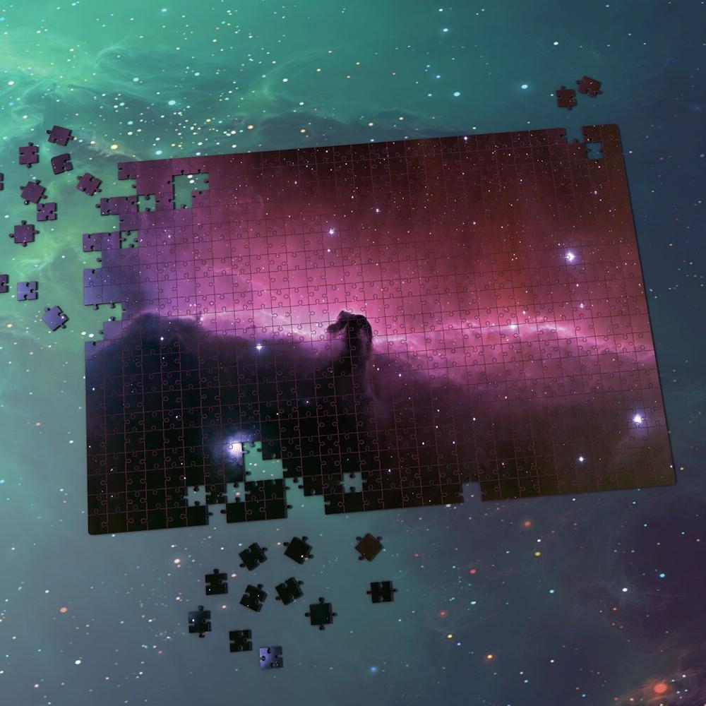 Space Shuttle Jigsaw Puzzle - Pink Purple Nebula