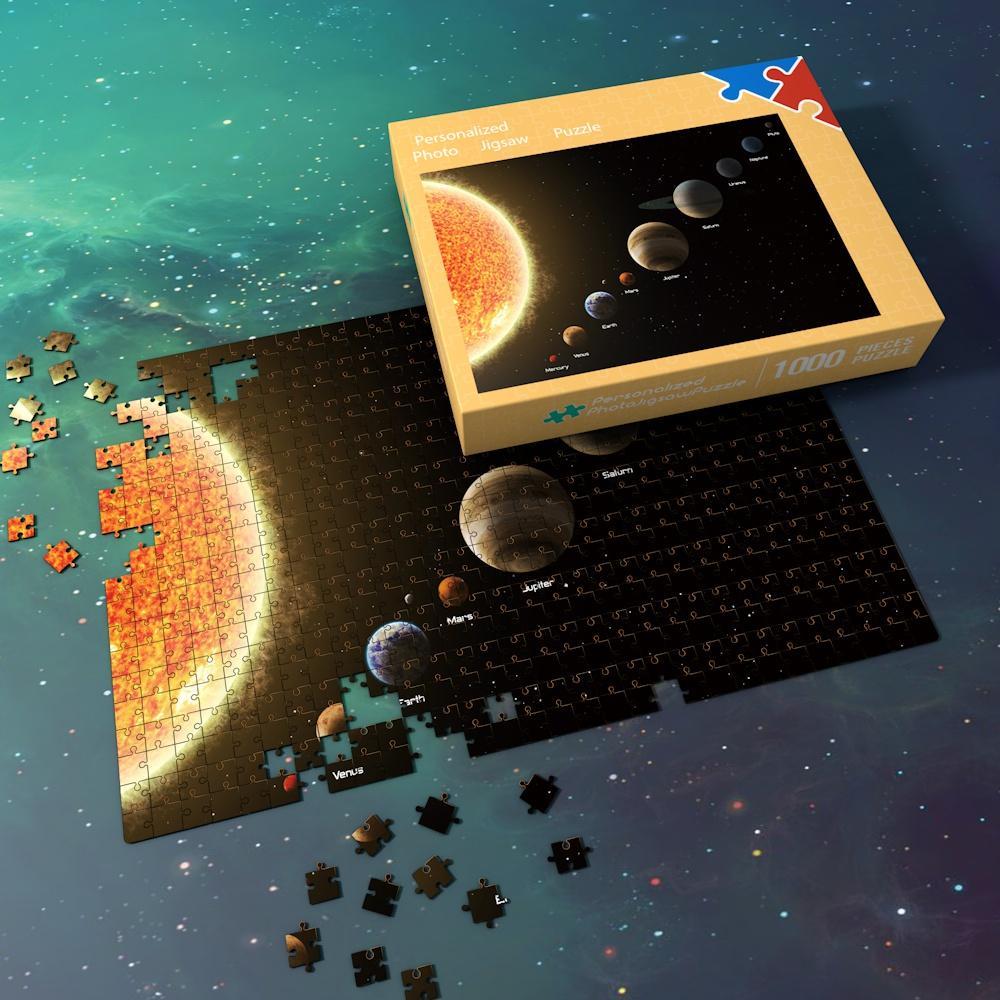 Space Jigsaw Puzzle - The Sun And Eight Planets
