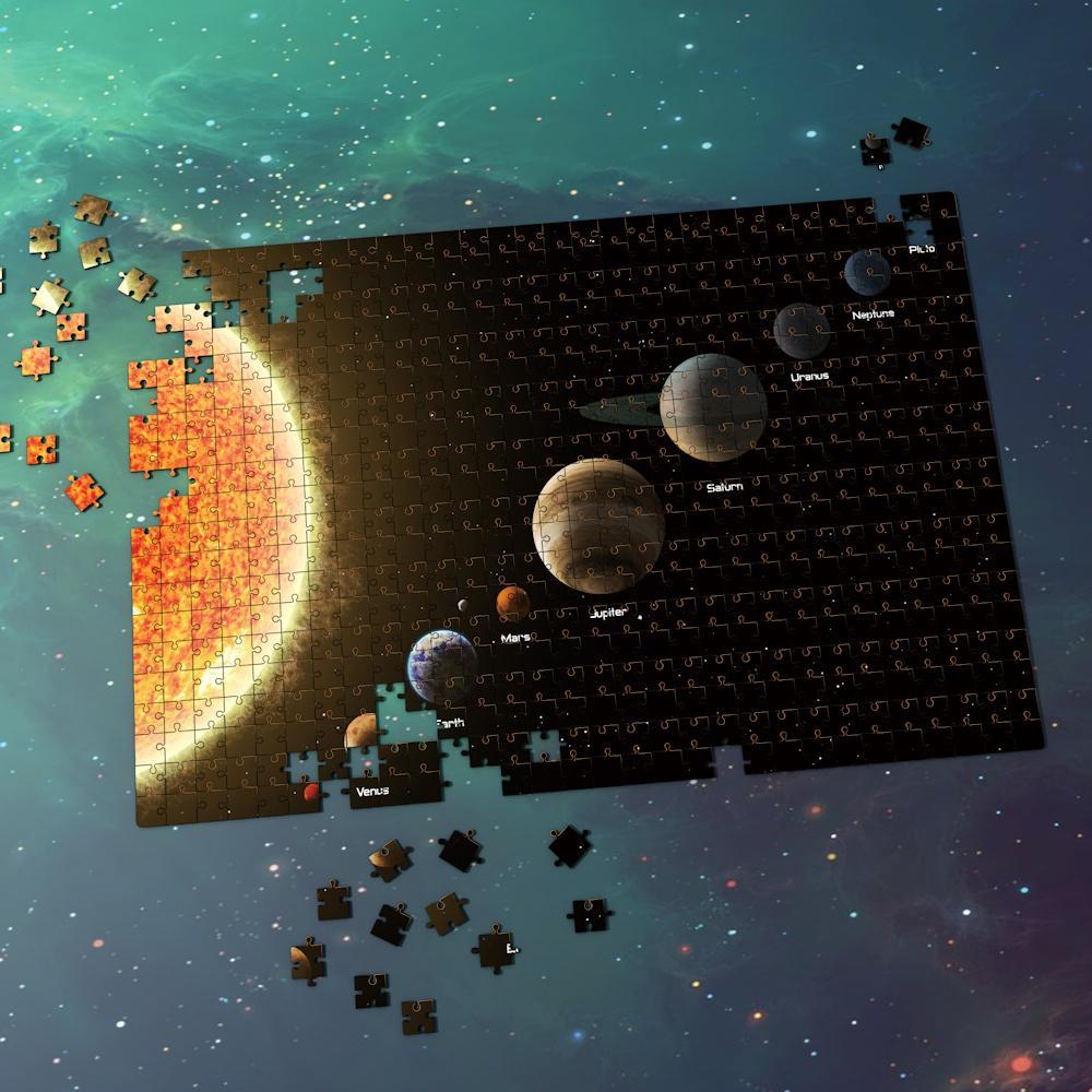 Space Jigsaw Puzzle - The Sun And Eight Planets