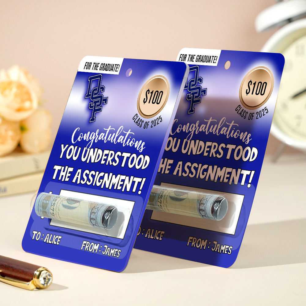 Graduation Money Card Holder, Congratulations Graduation Money Holder, Graduation Gift