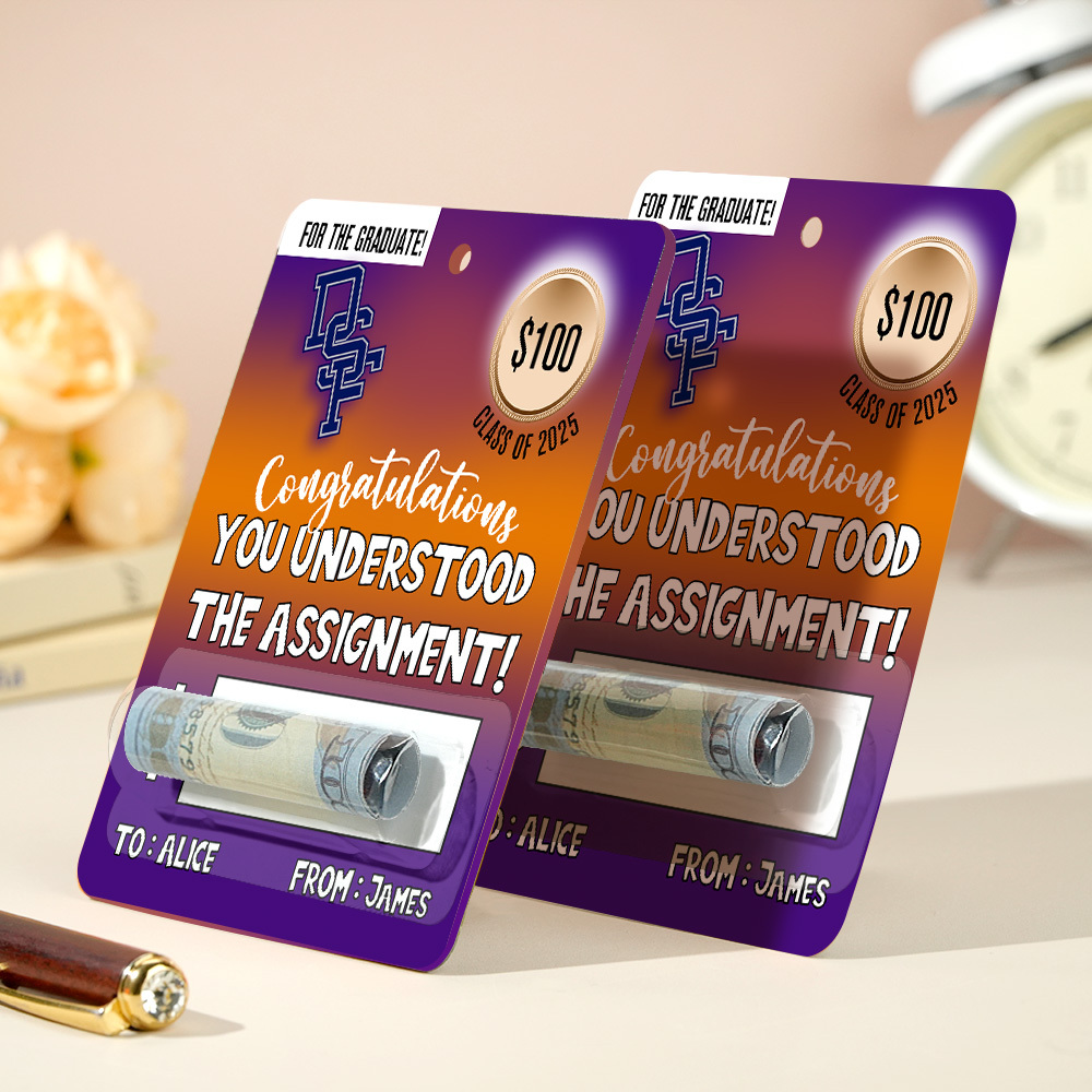 Graduation Money Card Holder, Congratulations Graduation Money Holder, Graduation Gift