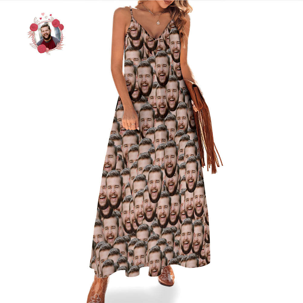Custom Face Hawaiian Style Face Mash Long Dress And Shirt Family Matching   Surfing Hawaiian Style Surfing Hawaiian Style - Get Photo Blanket
