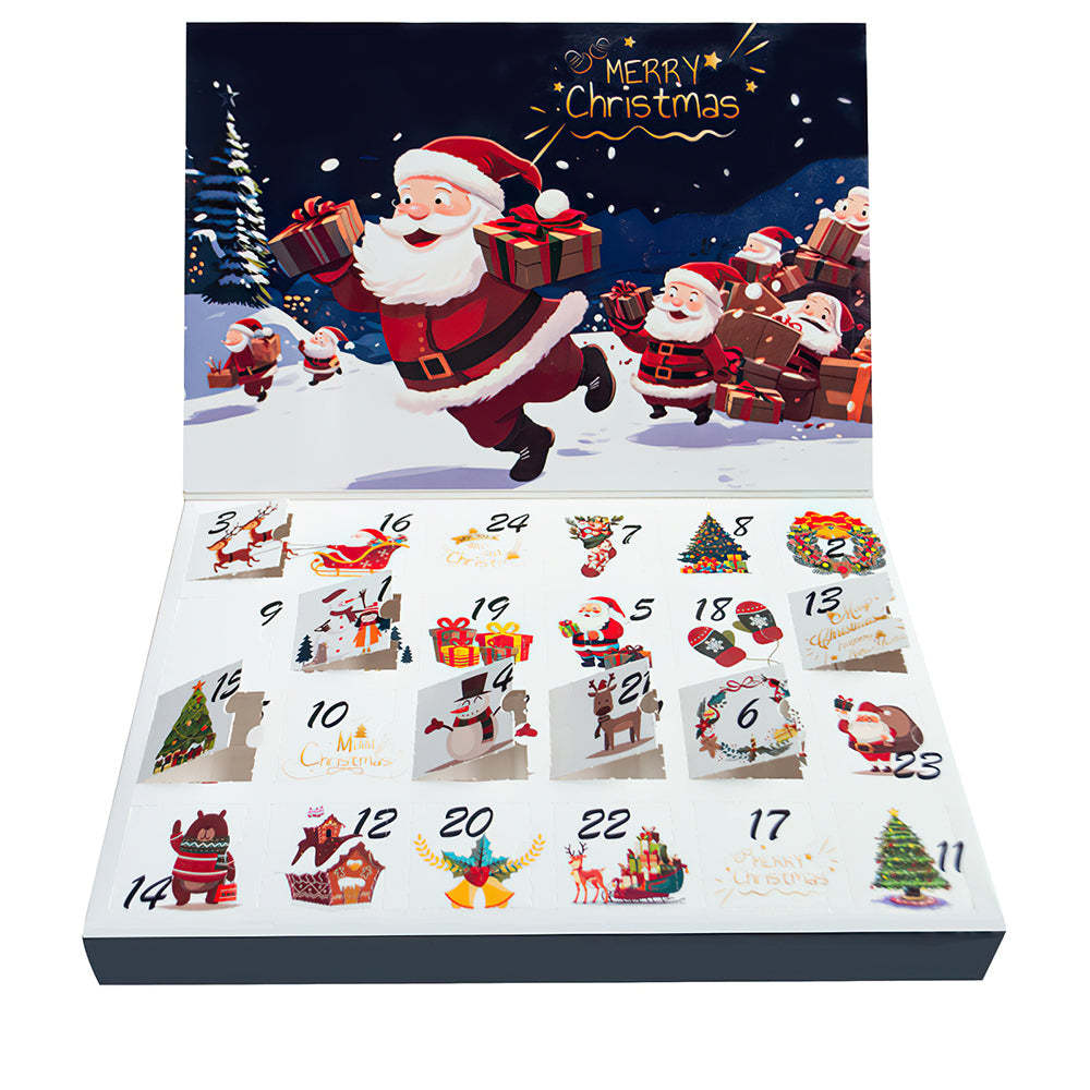 Custom Photo Advent Calendar Christmas Jigsaw Puzzle Christmas Countdown Puzzle Toy - Get Photo Blanket