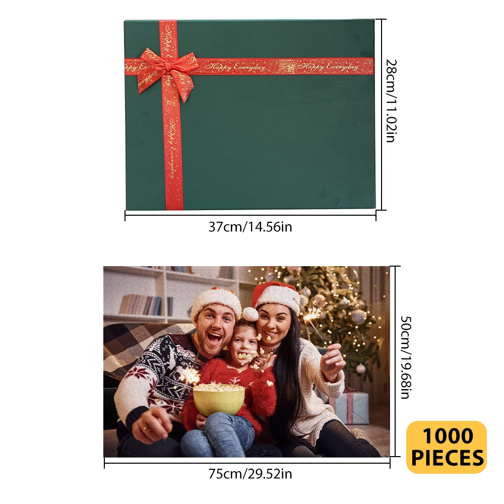 Custom Photo Advent Calendar Christmas Jigsaw Puzzle Christmas Countdown Puzzle Toy - Get Photo Blanket