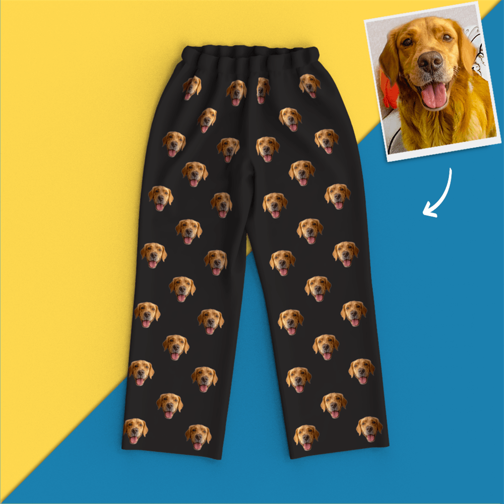 Custom Pajamas With Dog Face - Get Photo Blanket