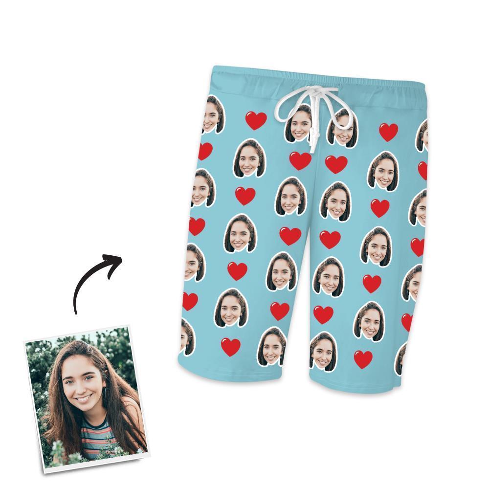 Customized Short Sleeved Pajamas , Home wear , Hearts - Get Photo Blanket
