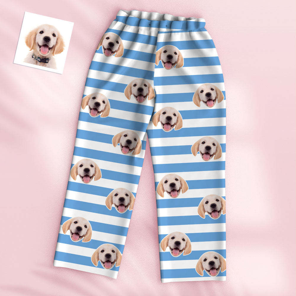 Custom Photo Pajama Custom Face Pet Theme Cute Gifts - Get Photo Blanket