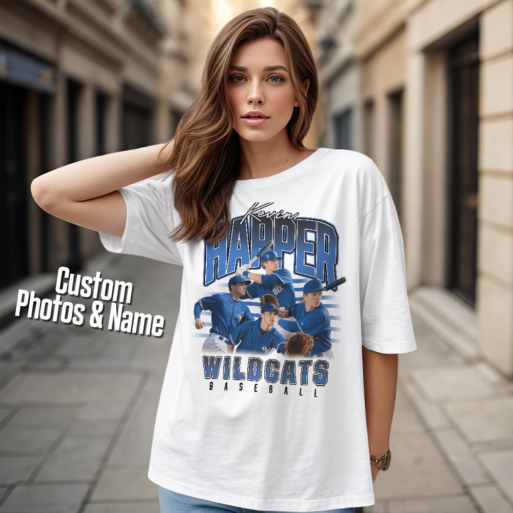 Custom Baseball Player Shirt, Mom Baseball Shirt, Softball Player Retro Shirt, Custom Team Name School Tee