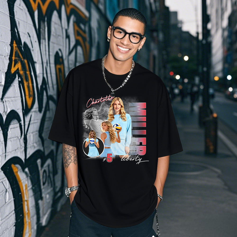 Custom Volleyball Player Shirt  Volleyball Shirt Custom Bootleg Player Shirt With Team Name School Tee