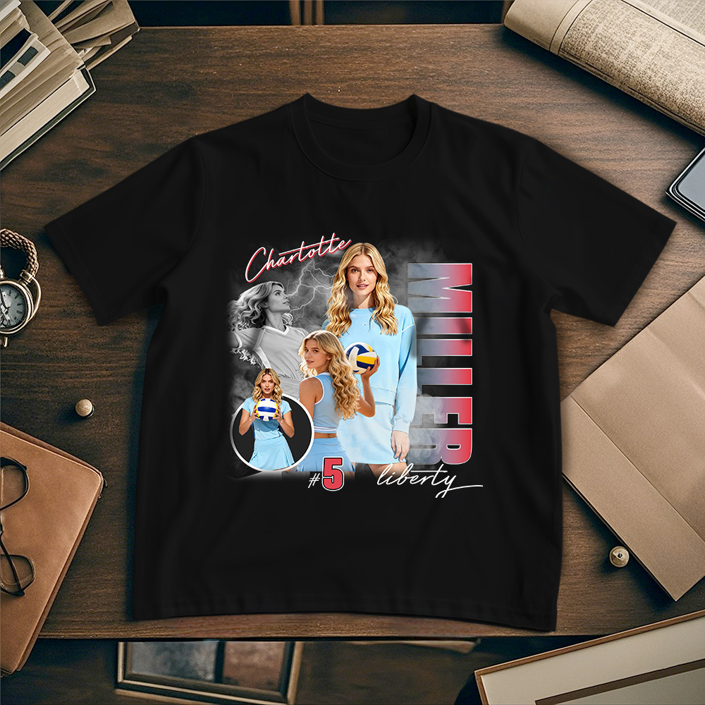 Custom Volleyball Player Shirt  Volleyball Shirt Custom Bootleg Player Shirt With Team Name School Tee
