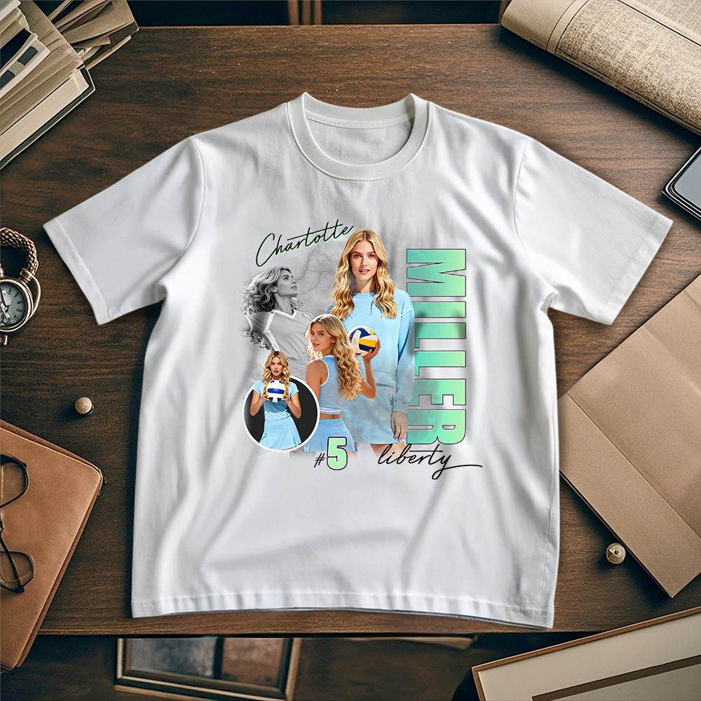 Custom Volleyball Player Shirt  Volleyball Shirt Custom Bootleg Player Shirt With Team Name School Tee