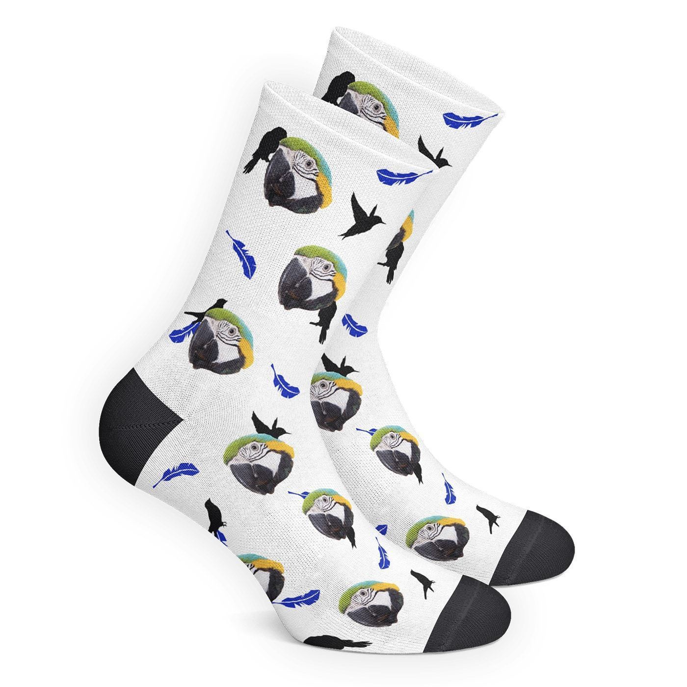 Custom Bird Socks - Getphotoblanket