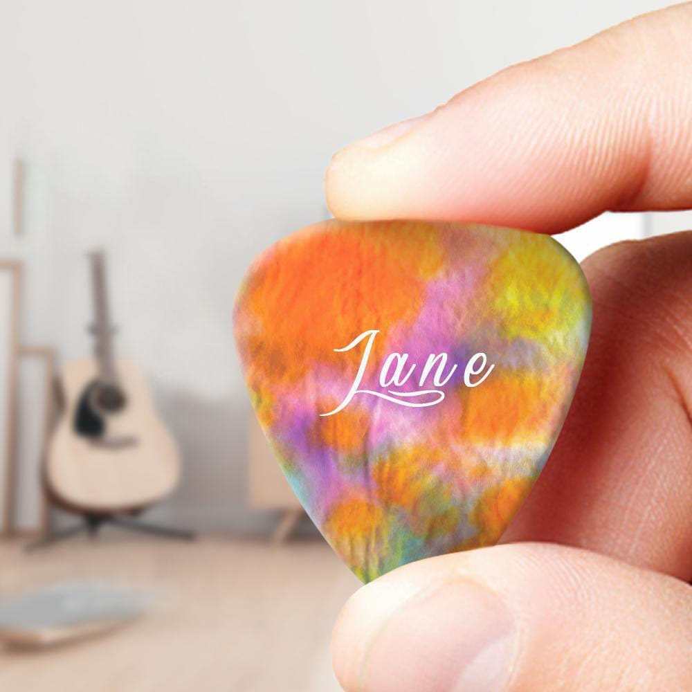 Best Friend Gift Custom Guitar Pick Anniversary Gift - 6pcs