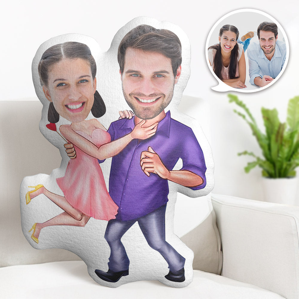 Custom Photo Pillow Personalized Couple Pillow Couple MiniMe Pillow Love That Goes Both Ways Gifts for Her