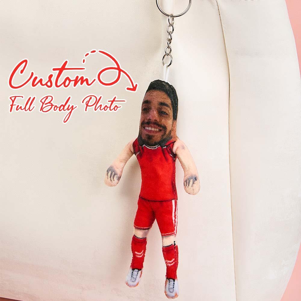 Custom Photo Doll Twistable Mini Me Doll Keychain, Funny Bag Charm - Get Photo Blanket