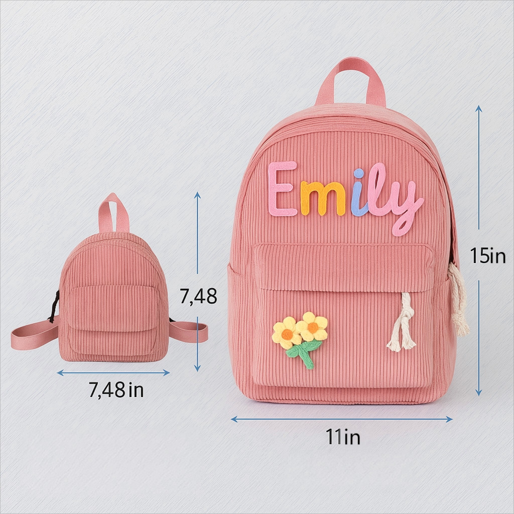 Personalized Kid BackPack, School Bag, Custom Toddler Backpack, Back to School, Kids Backpack, Kids Gift
