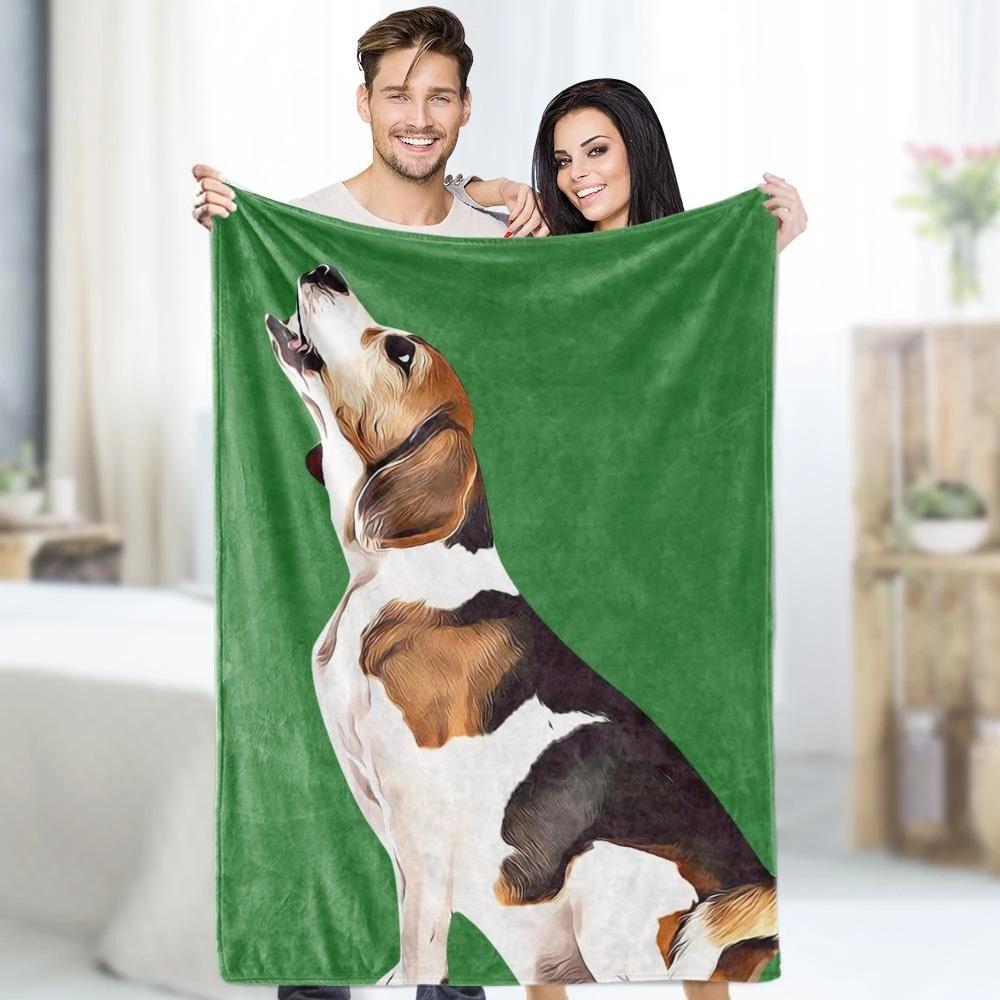 Dog Blanket Custom Dog Blanket Pet Blanket Custom Pet Blanket Printy Pets Pet Photo Blanket Dog Picture Blanket Gifts For Dog Lovers Pets Art Portrait
