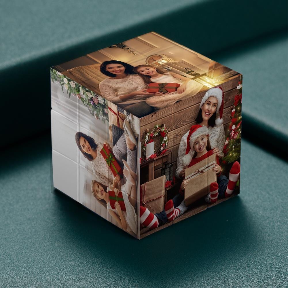 Custom Rubic's Cube Photo Cube Christmas Gifts For Family