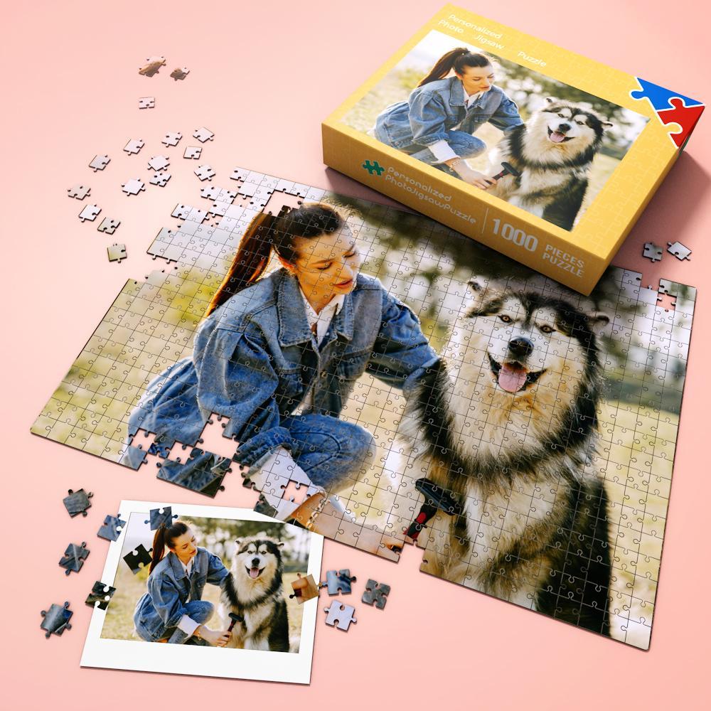 Picture Puzzle Custom Photo Jigsaw Puzzle Best Indoor Gifts 35-1000 Pieces Personalized Gifts