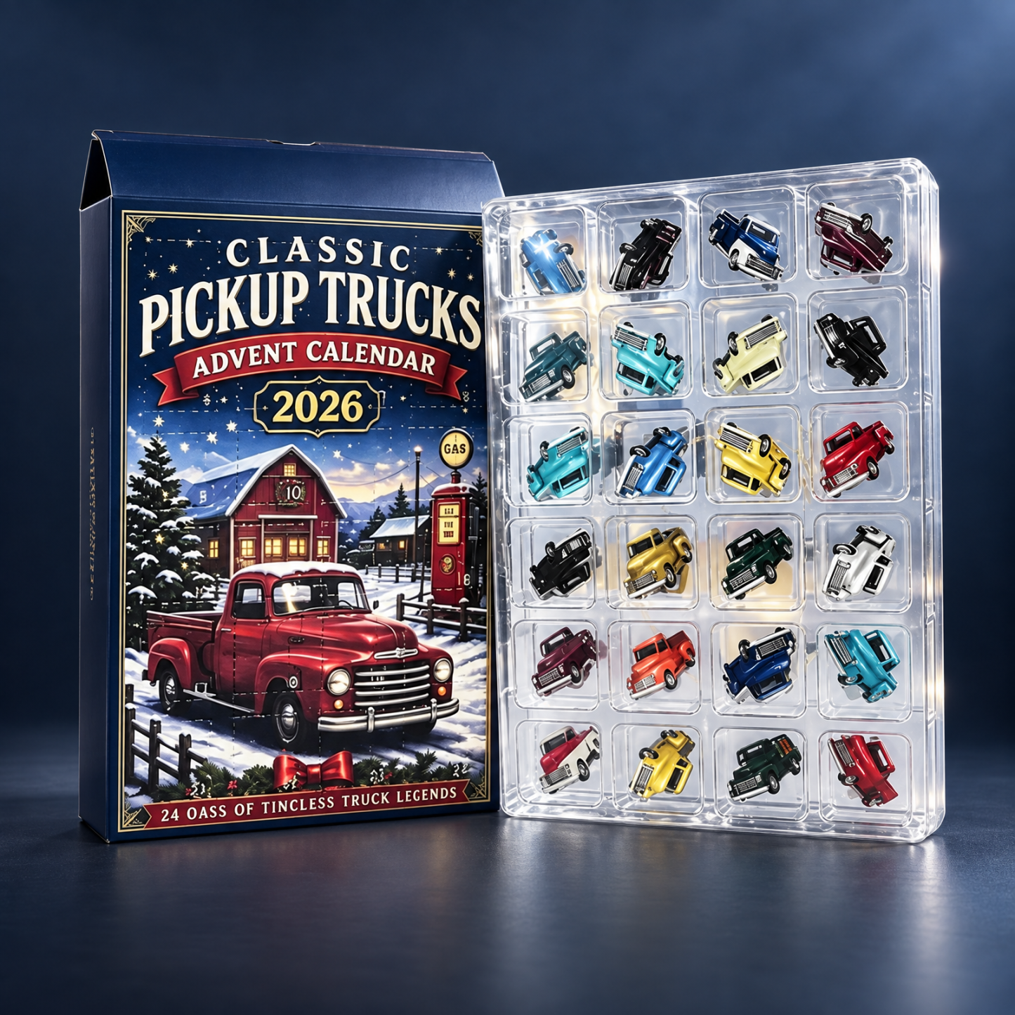 2026 Vehicle Advent Calendar Collection – 24 Days of Classic Machines, Trucks & Military Legends