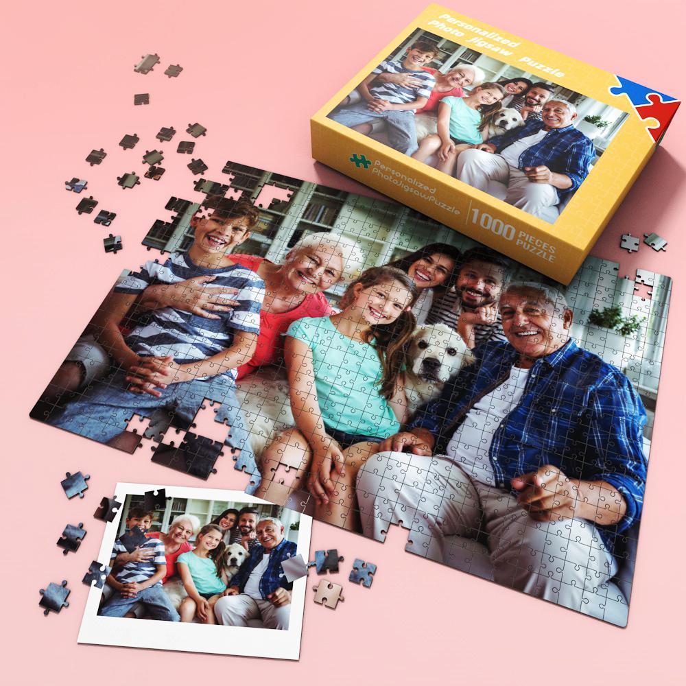 Custom Puzzles Photo Puzzle Jigsaw Puzzle Happy 300-1000 Pieces Make Your Own Puzzle