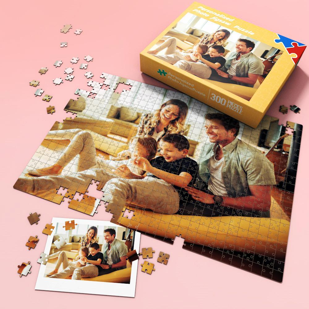 Custom Puzzles Photo Jigsaw Puzzle Happy 300-1000 Pieces Make Your Own Puzzle