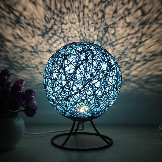 Sepak Takraw Night Light Moon Lamp LED Decorative Night Light Usb Table Lamp Bedroom Bedside Home Decoration Gift