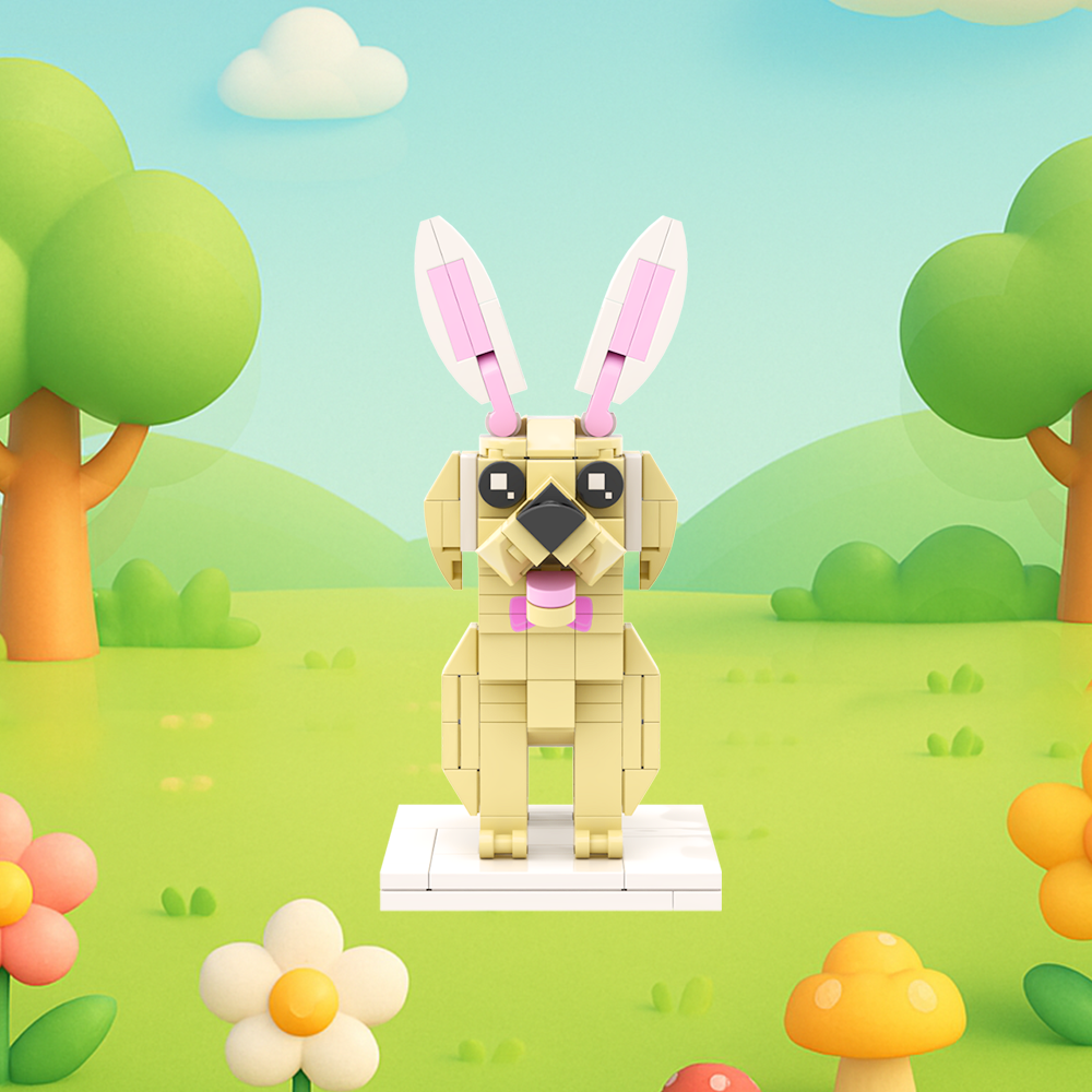 Persaonalized Cat Dog Full Body Brick Figures Pet Family Gift