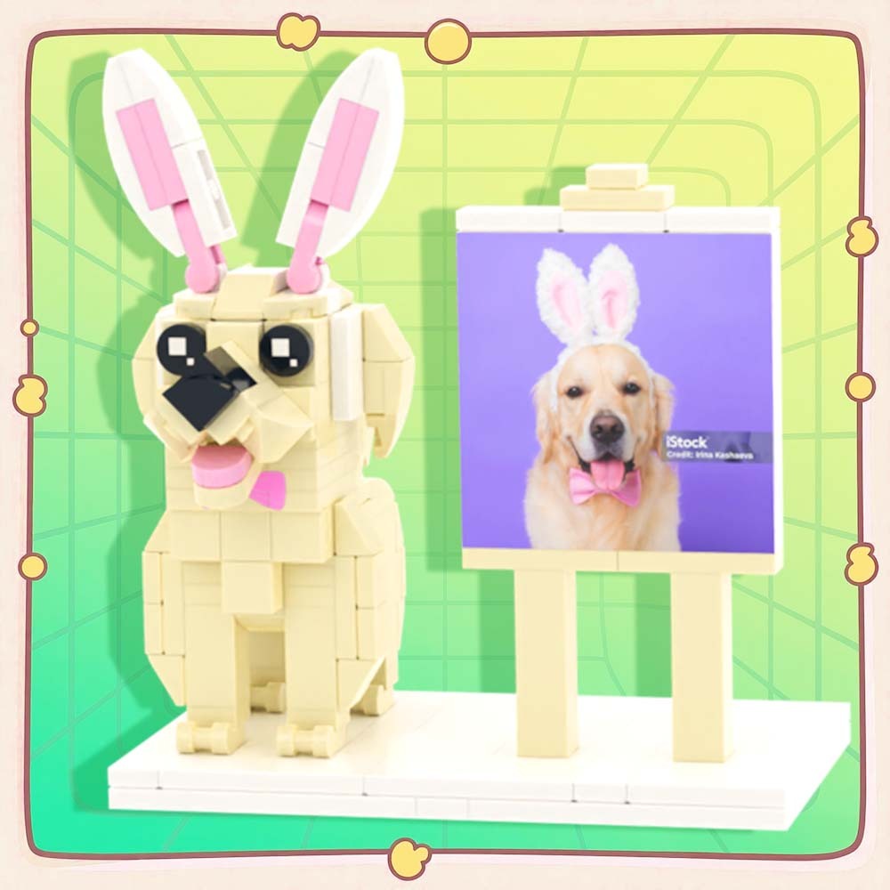 Persaonalized Cat Dog Full Body Brick Figures Pet Family Gift