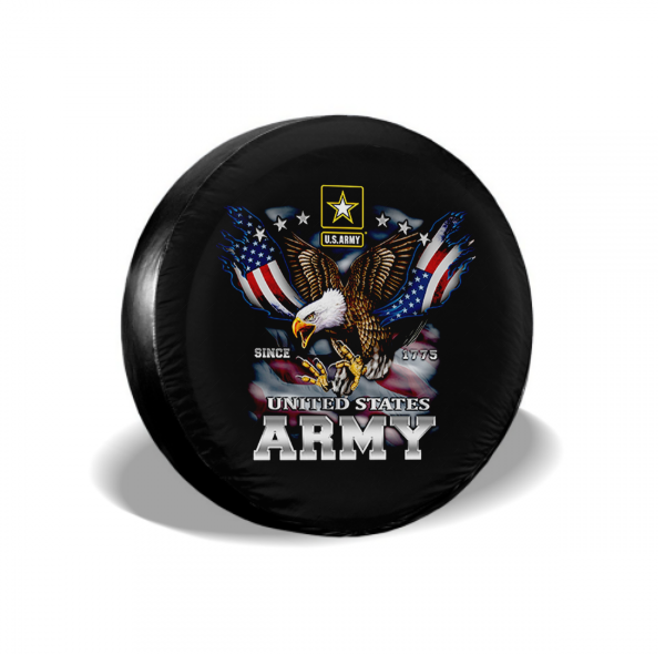 US Army American Eagle Spare Tire Cover - MyFaceTshirt