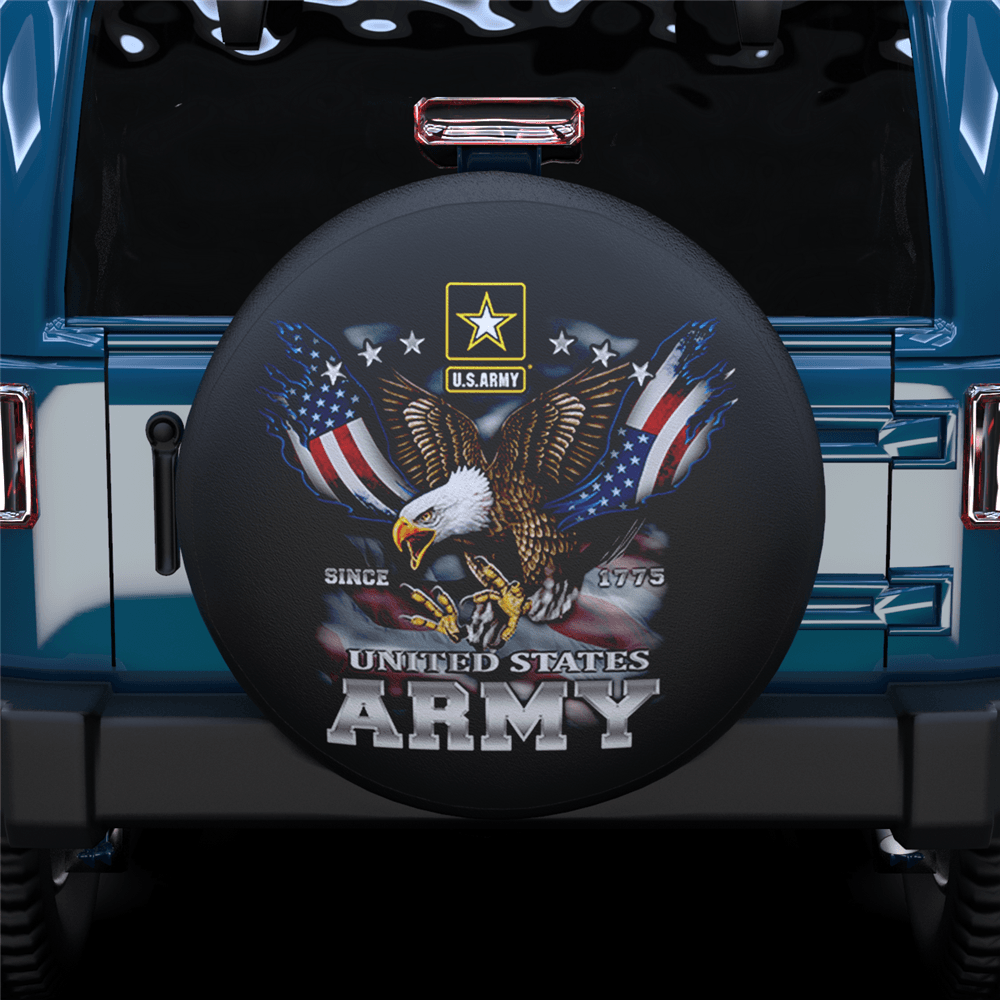 US Army American Eagle Spare Tire Cover - MyFaceTshirt