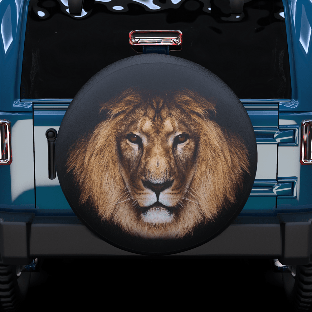 Lion Head Spare Tire Cover - MyFaceTshirt
