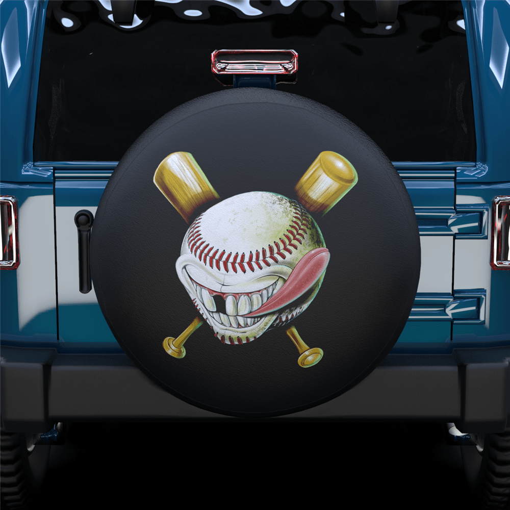 Baseball Spare Tire Cover For SUV - MyFaceTshirt